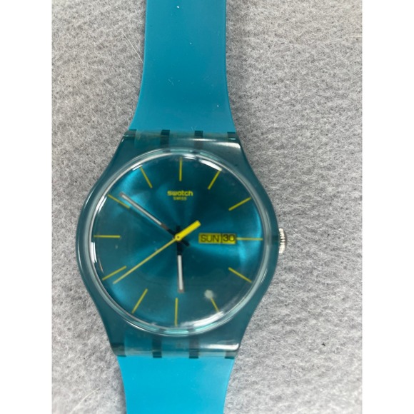 Swatch Accessories - Swatch Watch Originals Teal Blue Silicone GN718